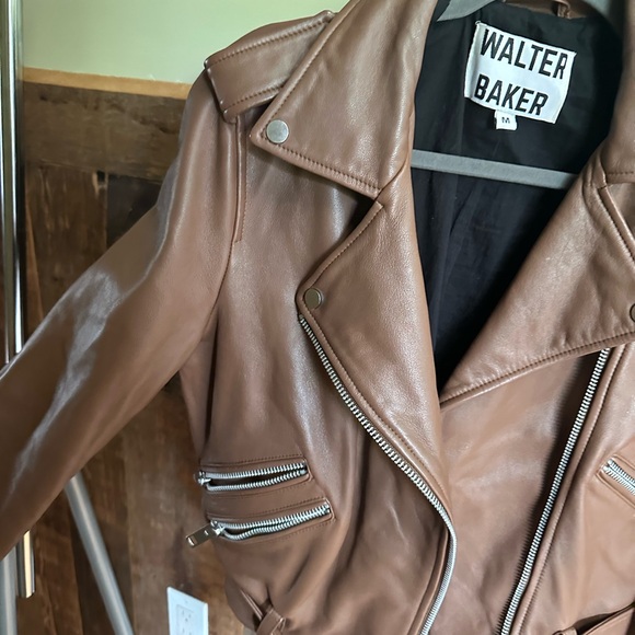 WALTEE BAKER 100% LEATHER JACKET - Picture 4 of 8